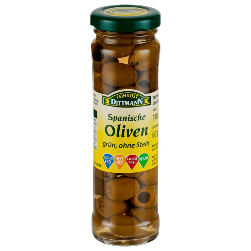 Feinkost Dittmann Spanische Oliven grün 60g